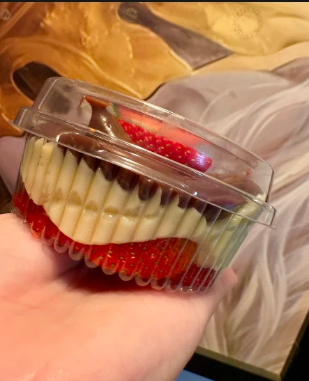 Bombom de Morango no Pote